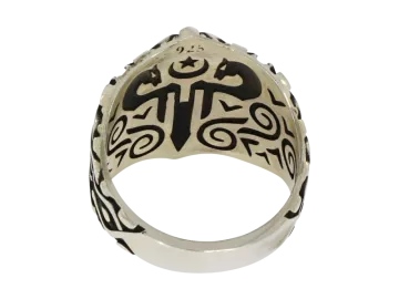 Modell Donner - 1 massiver Ring aus 925er Silber